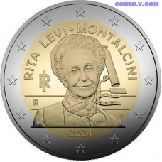 2 Euro Italy 2024 "Rita Levi-Montalcini"