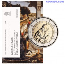 2 Euro San Marino 2024 "530th anniversary of the death of Ghirlandaio" (Coincard)