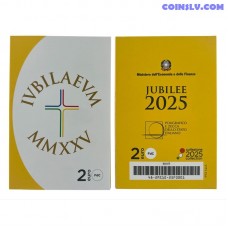 Италия 2 евро 2025 Юбилей BU Coincard