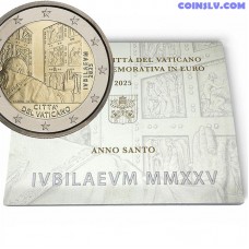 2 euro vatican 2025 jubilee bu commemorative coin
