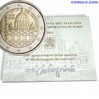 2 Euro Vatican 2025 - 550th Anniversary of the Birth of Michelangelo (BU)