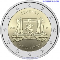 2 Евро Литва 2025 - Малая Литва