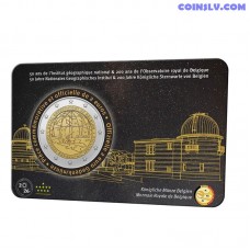 2 euro Belgium 2026 NGI Royal Observatory FR coincard
