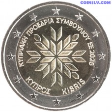 2 euro cyprus 2026 cyprus presidency of the council of the eu unc