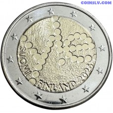 2 euro finland 2026 yleisradio 100 years unc commemorative coin