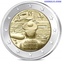 2 Euro France 2026 - French Navy (UNC)