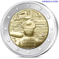 2 euro france 2026 french navy unc