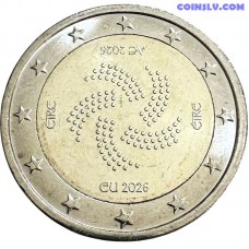 2 Euro Ireland 2026 - Irish Presidency of the Council of the EU (UNC)