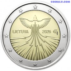 Lietuva 2 eiro 2026 enerģētiskā neatkarība monēta