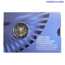 литва 2 евро 2026 энергетическая независимость bu coincard 5000 шт