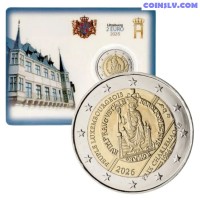 2 Euro Luxembourg 2026 - 40th Anniversary of the Award of the International Charlemagne Prize (BU Coincard)