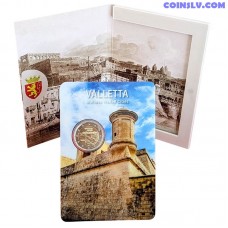 malta 2 eiro 2026 valletta bu coincard pieminjas moneta