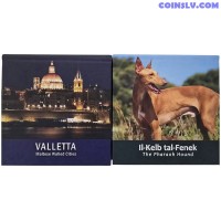 Malta 2 Eiro 2026 Proof Komplekts Valletta un Feneks (2 monētas)