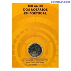 2 Euro Portugal 2026 - Centenary of Rotary's Presence in Portugal (BU Coincard)