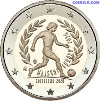 2 Euro Slovakia 2026 - 50th Anniversary of Czechoslovakia's Victory in the European Football Championship (UNC)