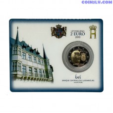 Coincard 2 Eiro Luksemburga 2010 "Lielhercoga ģerbonis"