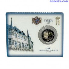 Coincard 2 Eiro Luksemburga 2013 "Luksemburgas Lielhercogistes valsts himna"