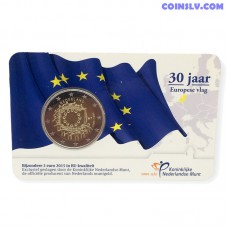 Coincard 2 Euro Netherlands 2015 "The 30th anniversary of the EU flag"
