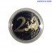 2 Euro Finland 2015 "The 150th anniversary of the birth of composer Jean Sibelius" (PROOF in capsule)