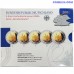 Vācija 5× 2 Euro 2006 Holstentor Proof komplekts A D F G J