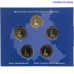 5× 2 Euro Germany 2008 Hamburg St. Michael's Church Proof set