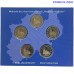 5× 2 eiro Vācija 2011 Kolnas katedrāle Proof A D F G J