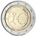2 euro Belgium 2009 "10 years of Economic and monetary union" (coincard)
