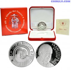 Vatican 5 Euro 2015 "General Assembly of the Synod of Bishop"