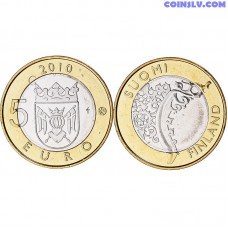 5 Euro Finland 2010 "Proper Provincial Coin" (UNC)