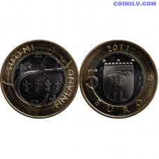 5 Euro Finland 2011 "Lapland Provincial Coin" (UNC)
