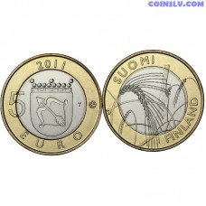 5 Euro Finland 2011 "Savonia Provincial Coin" (UNC)
