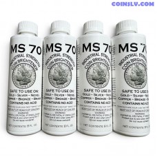 MS-70 monētu tīrīšanas līdzeklis MS-70 monetu tirisanas skiduma pudele