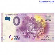 0 Euro banknote 2017 Austria - Hundertwasserhaus Wien