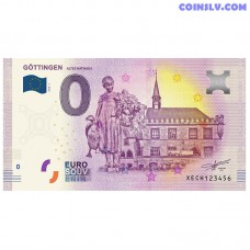 0 Euro banknote 2018 Germany "GÖTTINGEN"