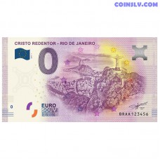 0 Euro banknote 2019 Brazil "RIO DE JANEIRO"