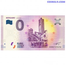 0 Euro banknote 2019 Italy "BERGAMO"
