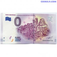 0 Euro banknote 2019 - San Marino