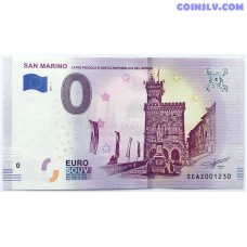 0 Euro banknote 2019 - San Marino "Palazzo del Governo"