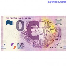 0 Euro banknote 2020 Germany "DIE EINFÜHRUNG DES EUROS"
