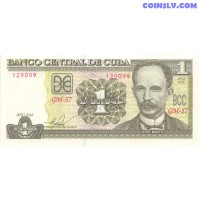 Cuba 1 Peso 2016 UNC