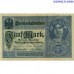 Vācija 5 Markas 1917 UNC