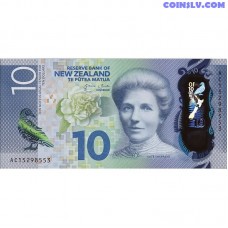 New Zealand 10 Dollars 2015 UNC Banknote (P192)