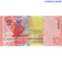 Santome un Prinsipi 10 Dobras 2020 UNC (P-W77)