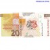 Slovēnija 20 tolāru banknote 1992 UNC priekšpuse un aizmugure Pick P12