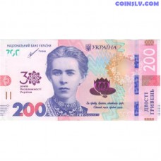 Ukraina Ukraina 200 grivnas 2021 UNC banknote