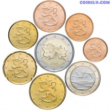 Finland euro set 2009 UNC (8 coins)