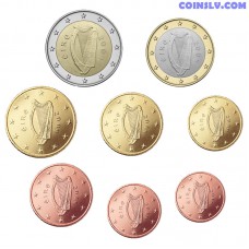 Ireland 2009 Euro Set 1 Cent - 2 Euro (UNC loose)