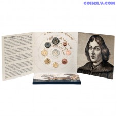 Malta 2023 Official BU Euro coin set (1c-2€ +2€ Nicolaus Copernicus)