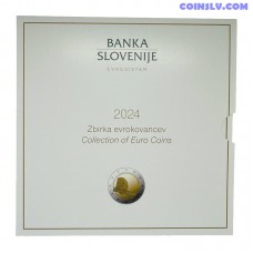 Slovenia 2024 Official BU Euro Set (8.88€ - 10 Coins)