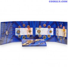 Benelux 2012 BU official euro set (3 x 8 coins + medal)